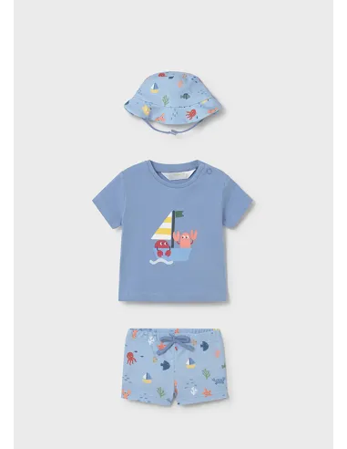 Conj. baño y gorro - Velero    