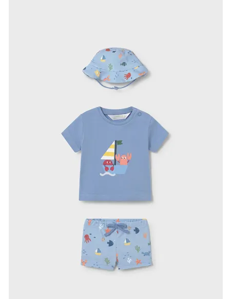 Conj. baño y gorro - Velero    