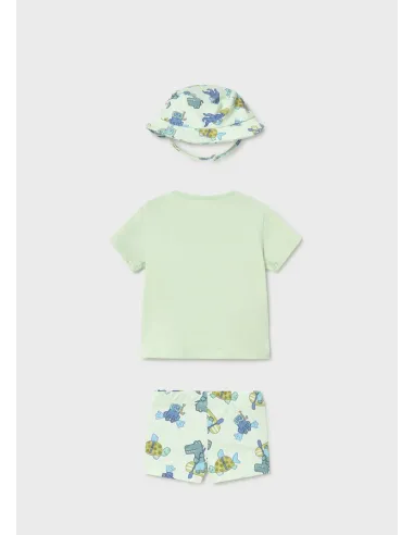 Conj. baño y gorro - Manzana   