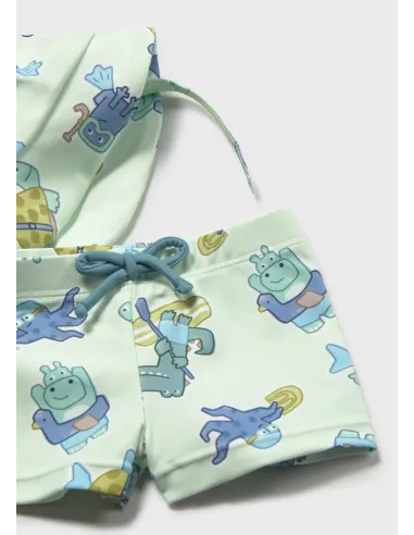 Conj. baño y gorro - Manzana   