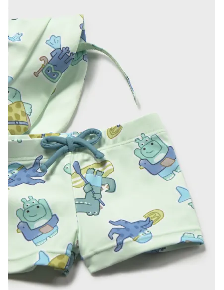 Conj. baño y gorro - Manzana   