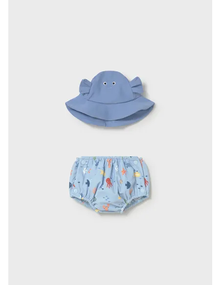 Conj. bañador pañal y gorro - Velero    