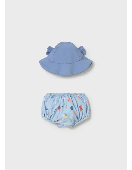 Conj. bañador pañal y gorro - Velero    