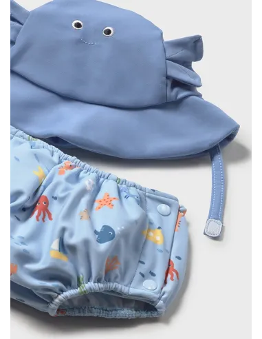 Conj. bañador pañal y gorro - Velero    