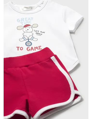 Conj. punto 4 piezas - Rojo