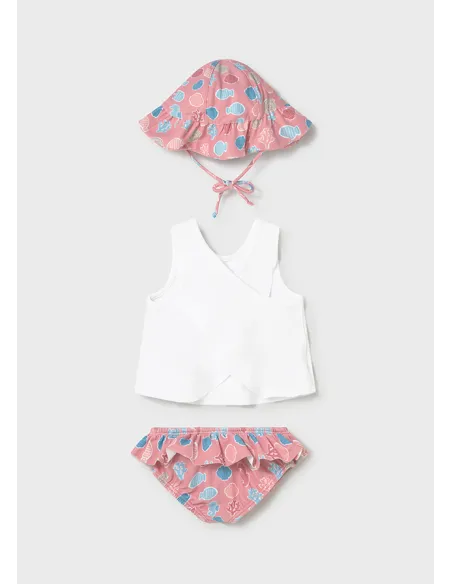 Conj. baño 3 piezas - Terracota 