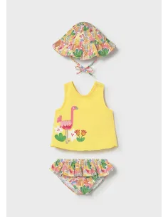 Conj. baño 3 piezas - Mostaza