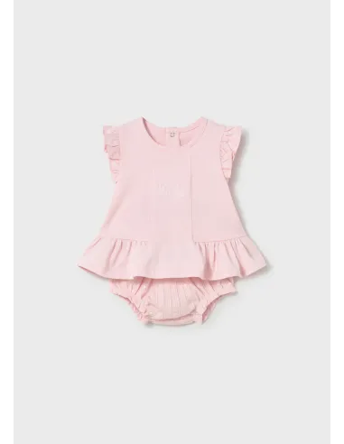 Conj. punto 4 piezas - Rosa baby 