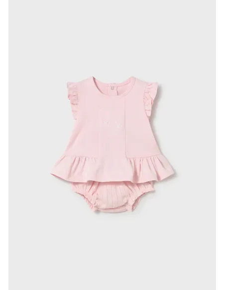 Conj. punto 4 piezas - Rosa baby 