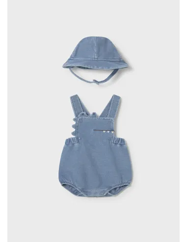 Peto corto y gorro - Claro     