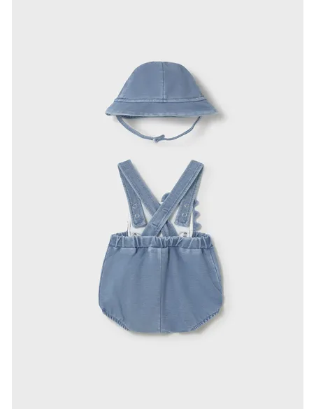 Peto corto y gorro - Claro     