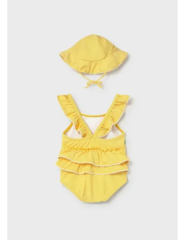 Bañador y gorro - Mostaza   