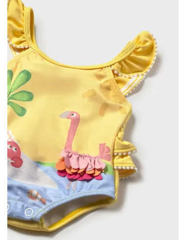 Bañador y gorro - Mostaza   