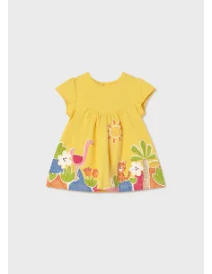 Vestido punto - Mostaza