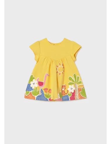 Vestido punto - Mostaza