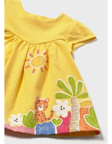 Vestido punto - Mostaza