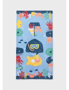 Toalla capa - Azul      