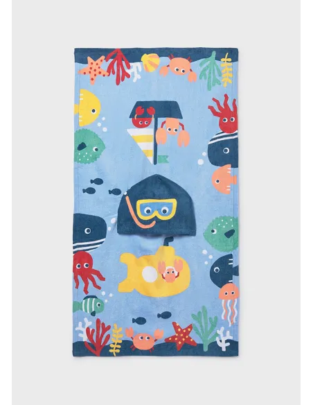 Toalla capa - Azul      