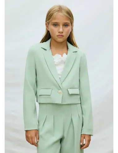 Chaqueta crepe - Salvia    