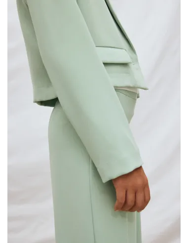 Chaqueta crepe - Salvia    