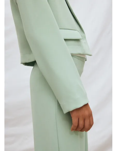 Chaqueta crepe - Salvia    