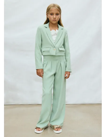 Chaqueta crepe - Salvia    