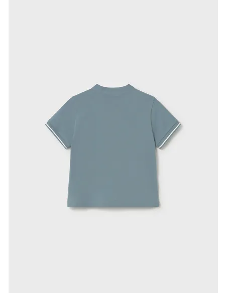 Polo m/c cuello mao - Jade      