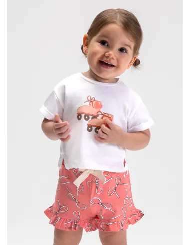 Conj. short - Flamingo  