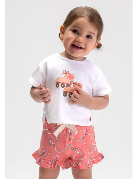 Conj. short - Flamingo  