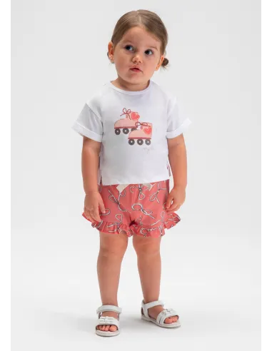 Conj. short - Flamingo  