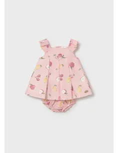 Vestido lino estampado - Rose      
