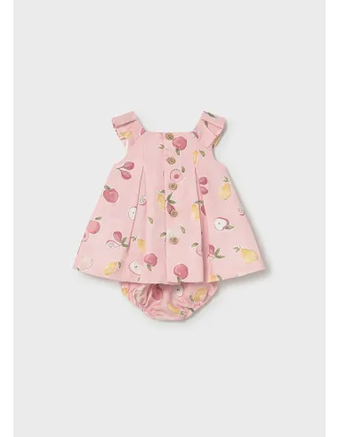 Vestido lino estampado - Rose      