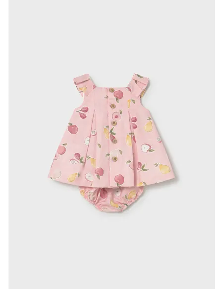 Vestido lino estampado - Rose      