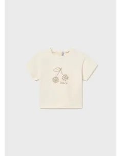 Camiseta m/c basica - Hueso     