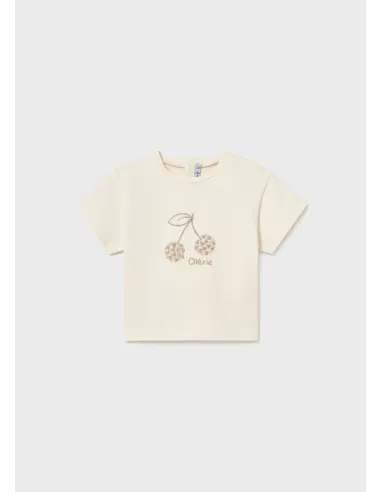 Camiseta m/c basica - Hueso     