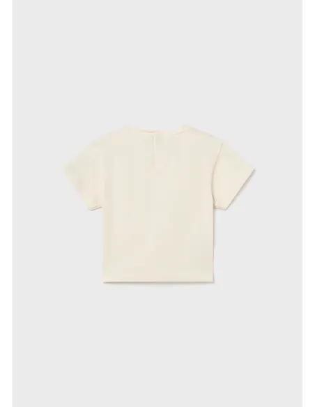 Camiseta m/c basica - Hueso     