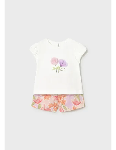 Conj. bermuda estampada - Blossom   