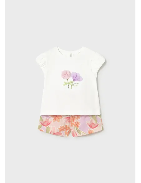 Conj. bermuda estampada - Blossom   