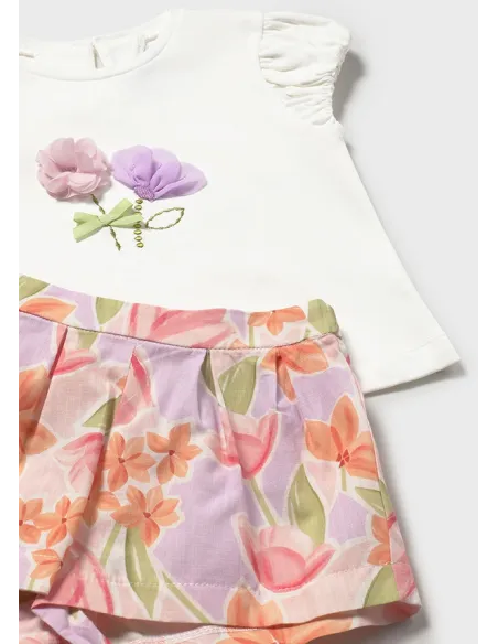 Conj. bermuda estampada - Blossom   