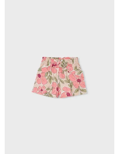 Pantalon corto estampado - Mandarina 
