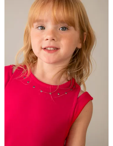 Vestido cut out tachuelas - Persimon  