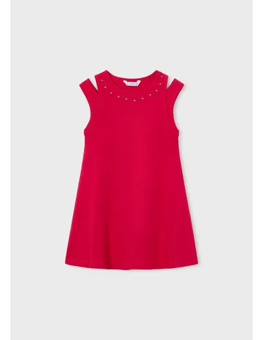 Vestido cut out tachuelas - Persimon  