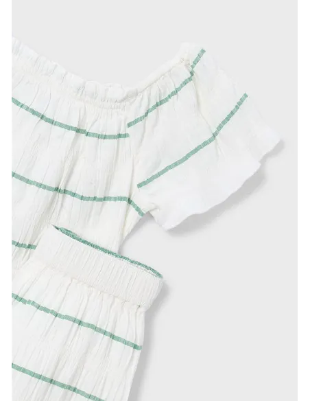 Conj. pantalon largo rayas - Crd-menta 