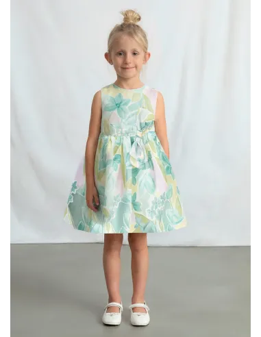 Vestido estampado - Lago      