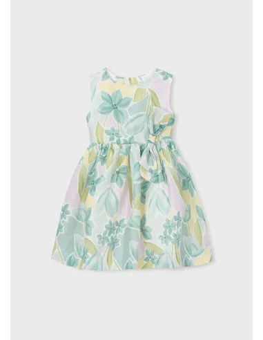 Vestido estampado - Lago      