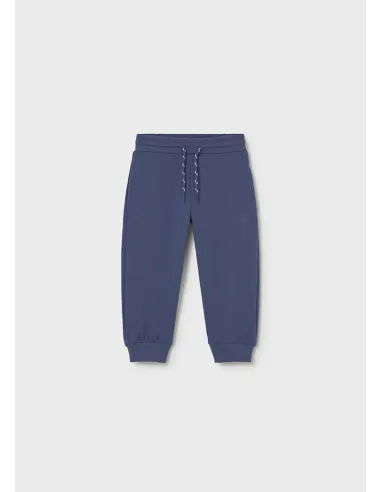 Pantalon felpa basico puños - Oceano