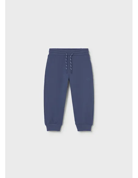 Pantalon felpa basico puños - Oceano