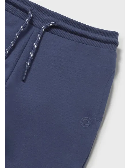 Pantalon felpa basico puños - Oceano