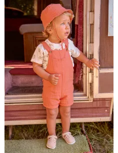 Conj. peto bambula 3 piezas - Arcilla   