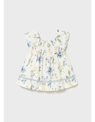 Vestido estampado - Cielo     